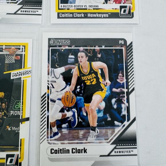 6x 2024 Caitlin Clark Collection Donruss Iowa Hawkeyes Highlights - Picture 3 of 9